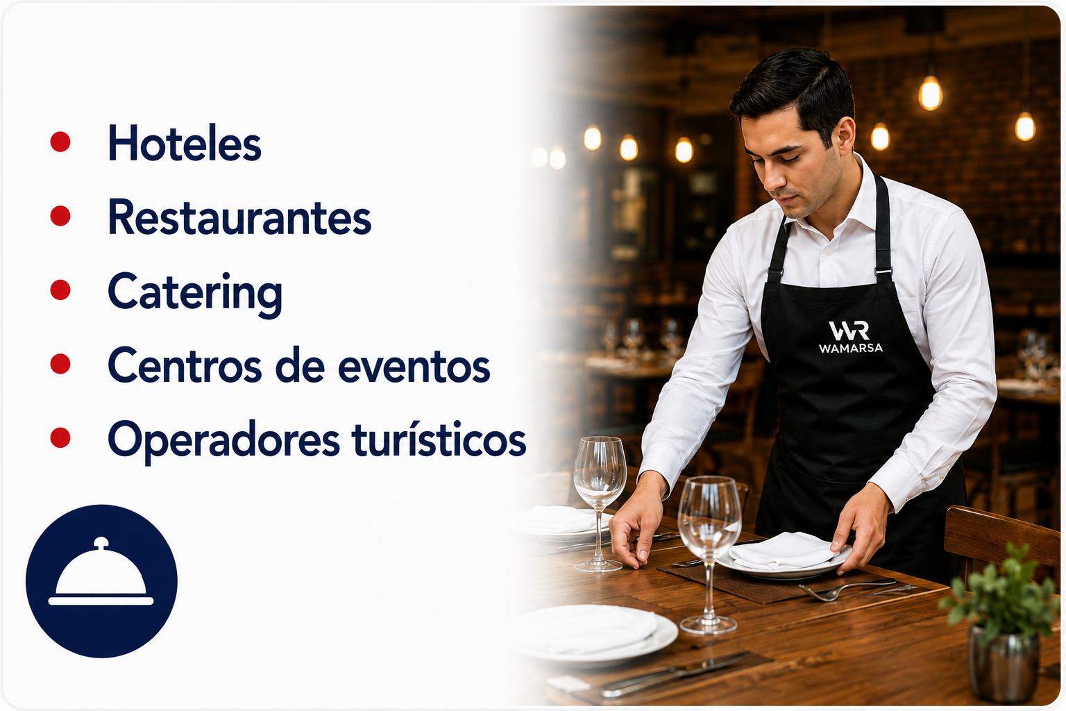 Hotelería, restaurantes y servicios